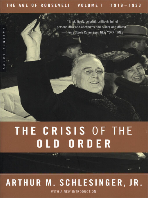 Title details for The Crisis of 1919–1933 by Arthur M. Schlesinger - Available